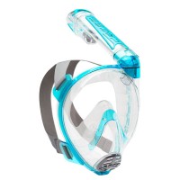 Μάσκα Full Face Cressi Duke Dry Clear/Aquamarine M/L XDT010025 Καλοκαιρινά